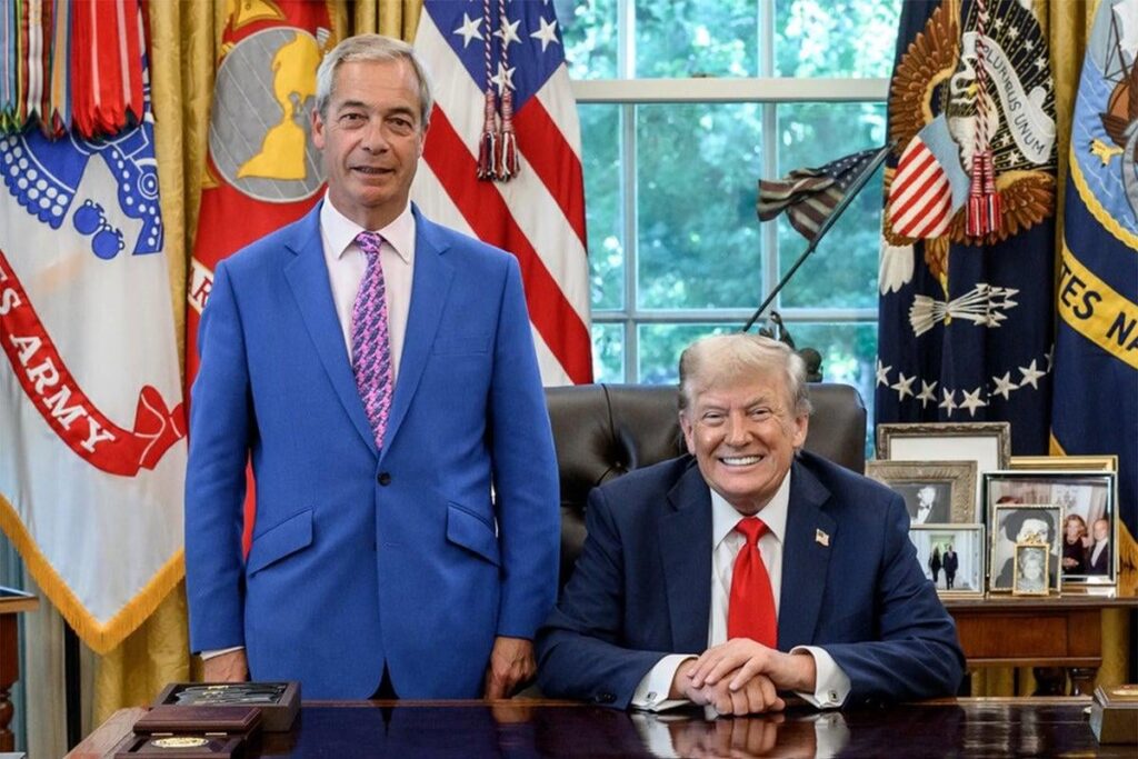 Farage blames office error for breaching parliamentary rules over Trump event