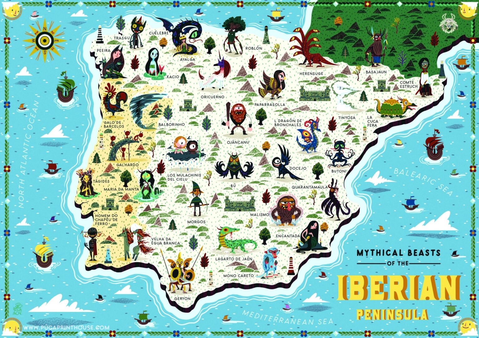 The mythological monsters of the Iberian Peninsula (2023)