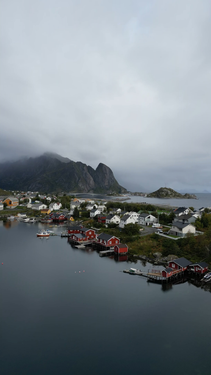 My drone shot over Reine, Lofoten! Magical Place!