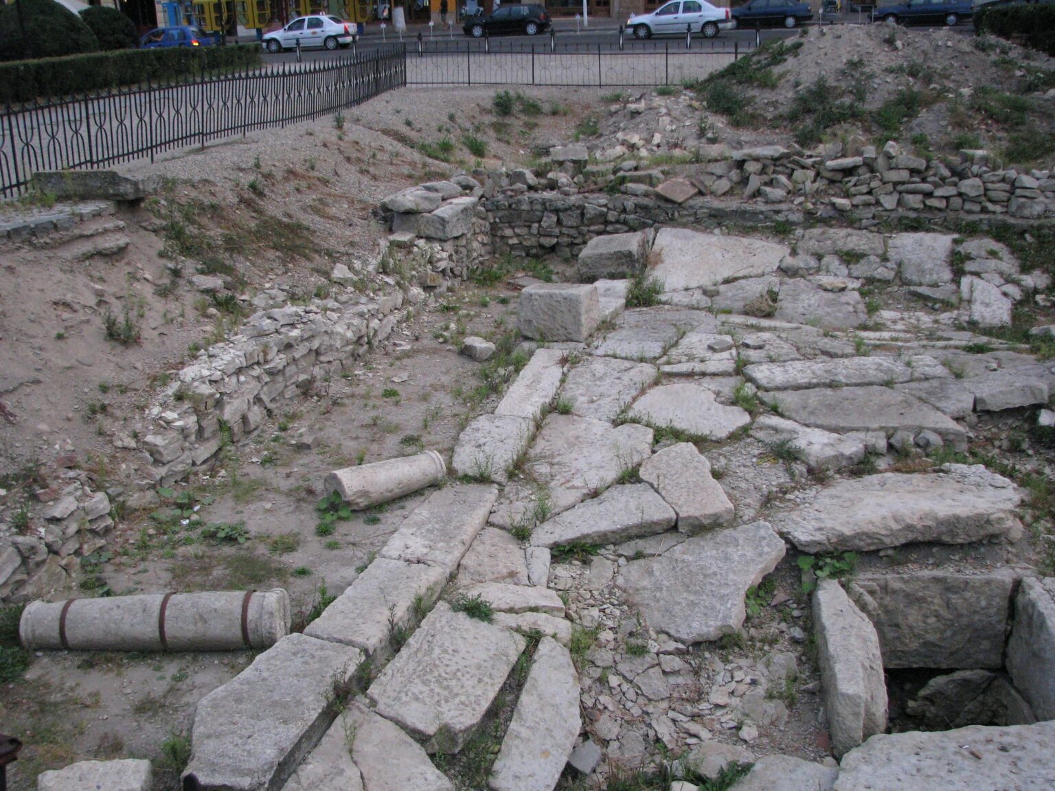 Archaeological site, Cluj-Napoca, Romania