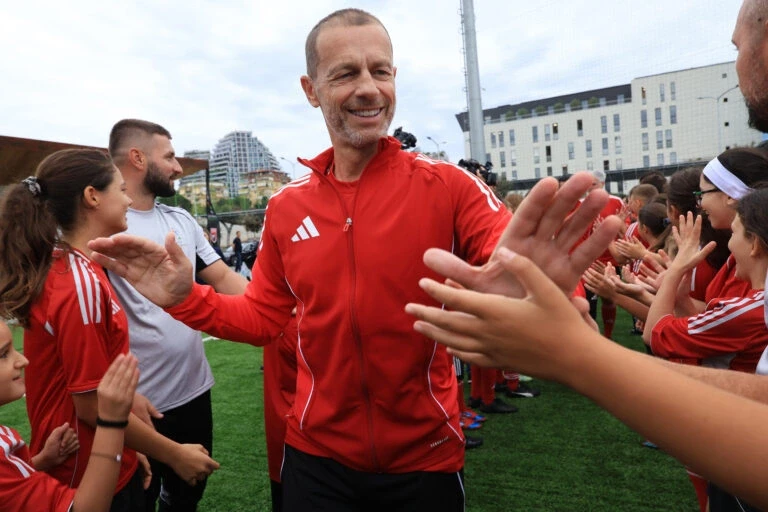 Ceferin on the Serbia-Albania match: "International matches should unite, not divide people"
