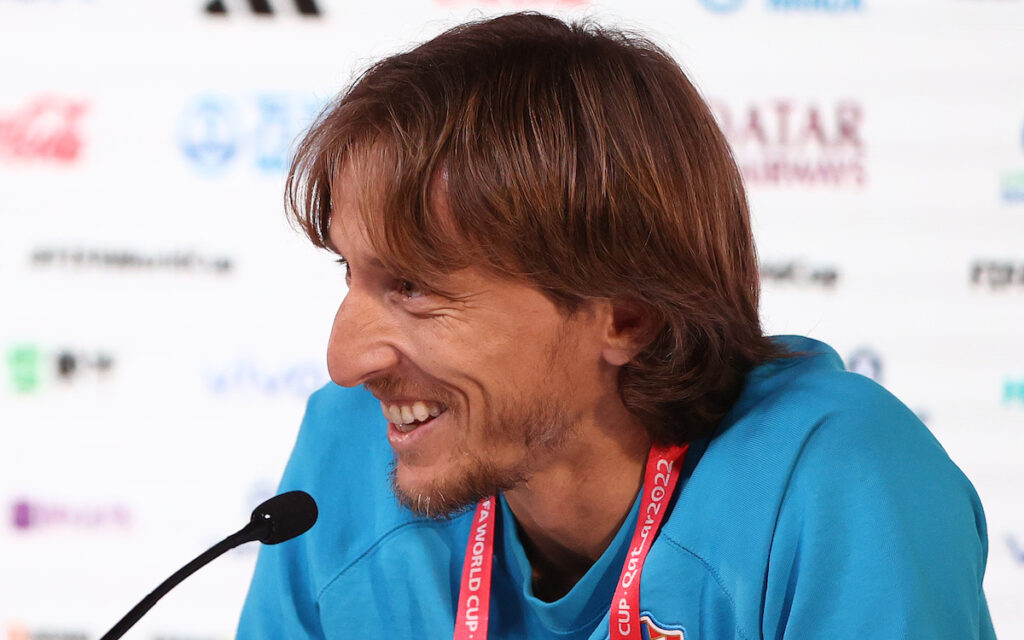 One of the biggest clubs in the world Luka Modric of Croatia