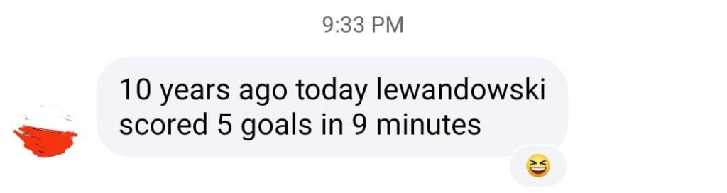 My Polish housemate making sure nobody forgets the facts on a random Monday night (UK)