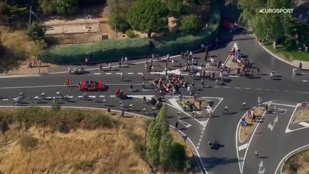 Incident in the Tour of Spain