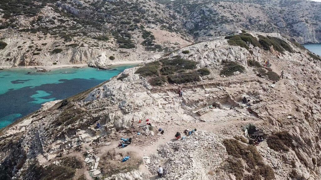 Greece's island of Keros which is now uninhabited but was the site of an Eastern Mediterranean civilization in the Early Bronze Age