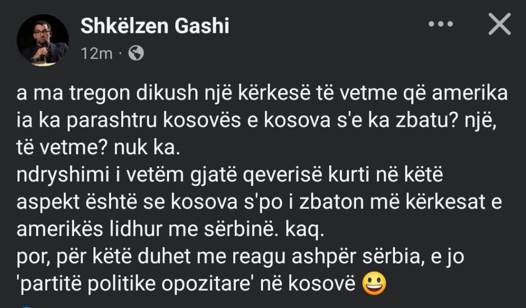 This is also true for bots inspired by Baton Shtanisiqi and Berat Bunari in this sub. Who have created profiles for 1-2 years and vomit Vner every day against Kosovo. Together with Kosovo on X.