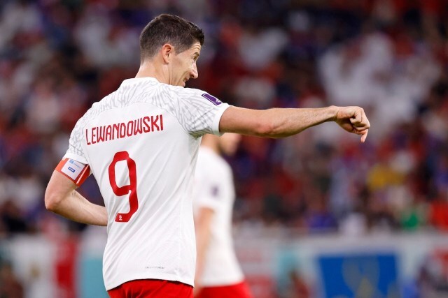 Poland's captain, Robert Lewandowski