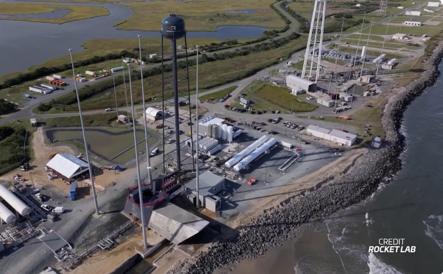 Rocket Lab inaugurates LC-3 at Wallops for its Neutron rocket.