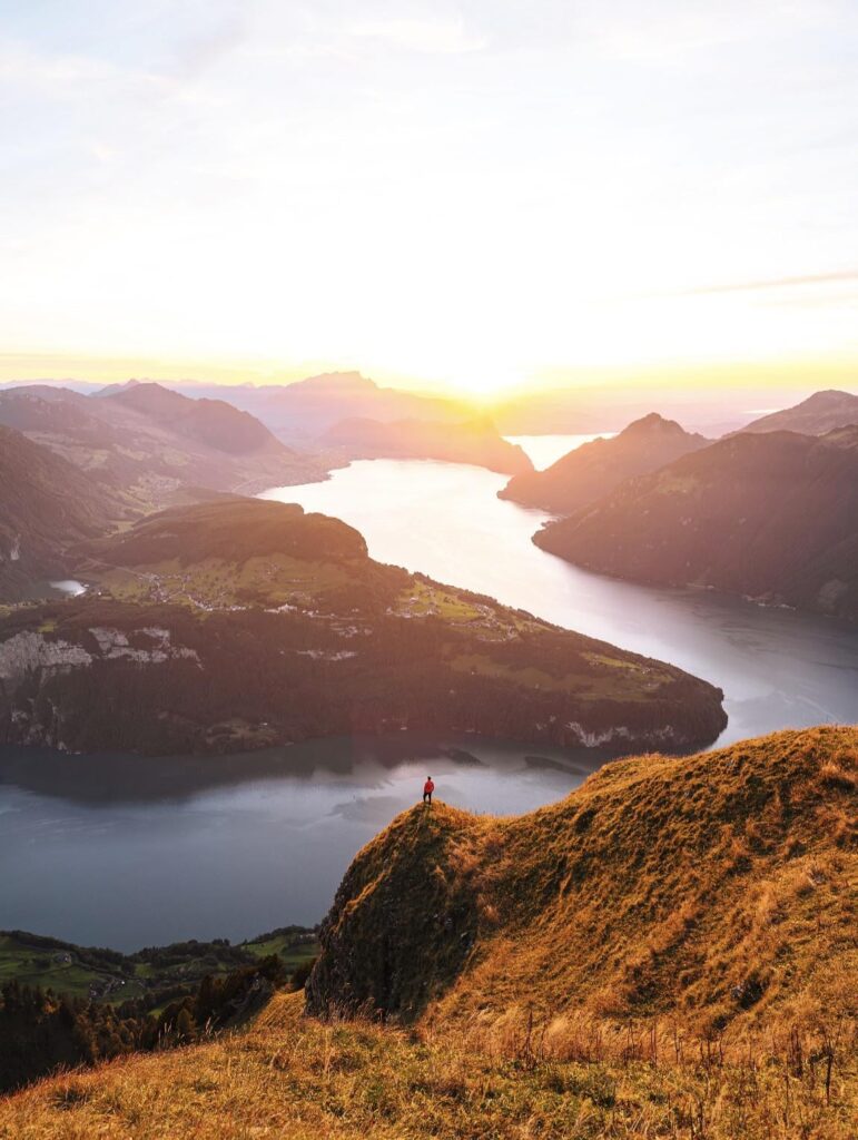 Sunset over Lake Lucerne Sunset over Lake Lucerne