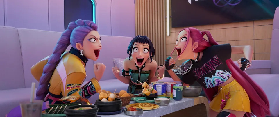 From left: Rumi, Zoey and Mira.