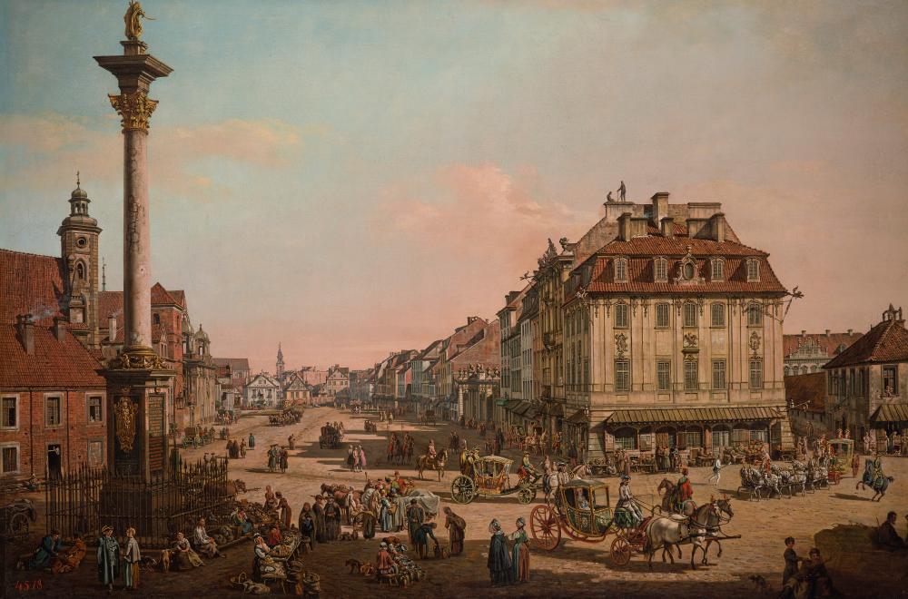 Warsaw during the fancy era (1700s)