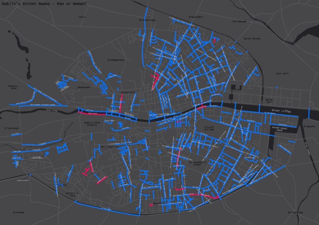I made an interactive webmap exploring the origins of Dublin’s street names