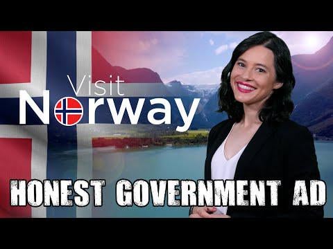 Honest Government Ads finally roasts Norway! Been waiting years for this