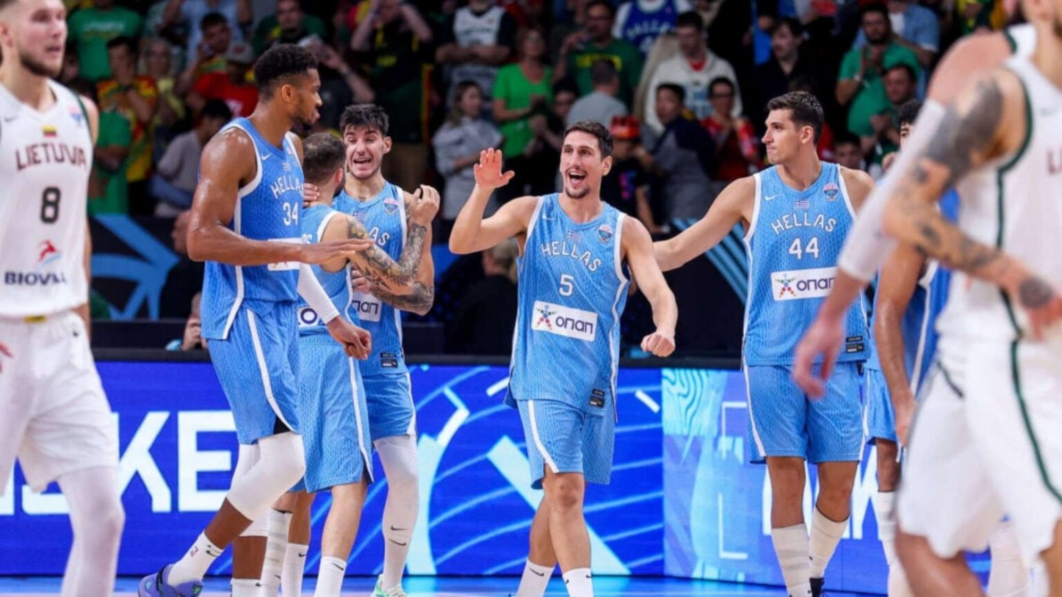EuroBasket 2025: Greece stuns Lithuania 87–76 to reach semi-finals, faces Turkey next