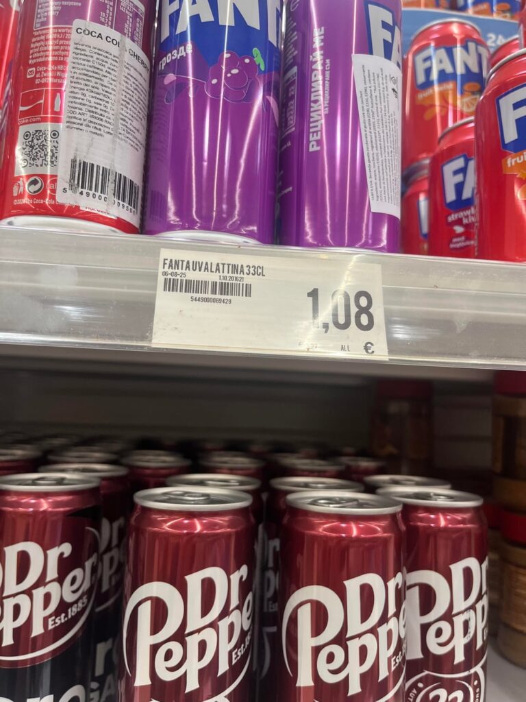 I found Bulgarian Fanta Grapes at a store in Italy🫡🫡🫡🔥🔥🔥