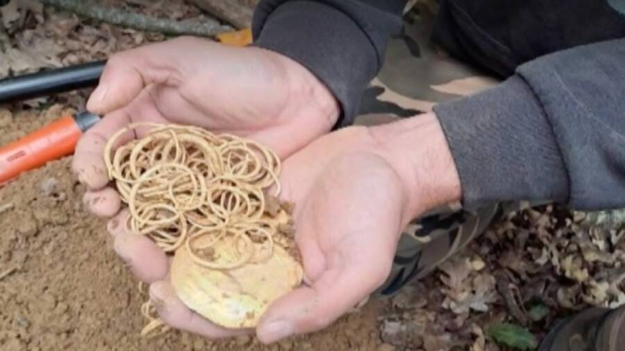 Holding The Gold Objects