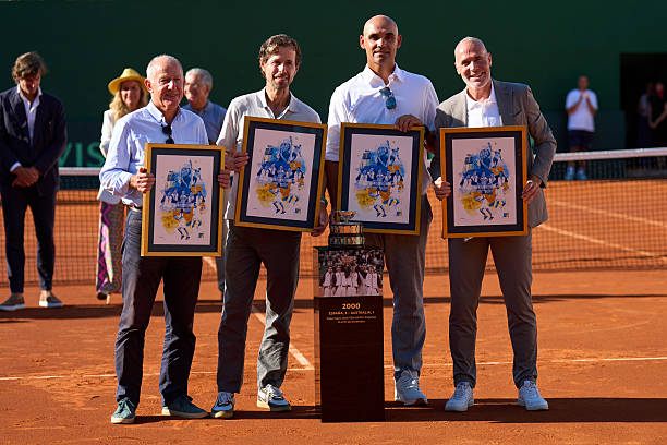 The protagonists were honored during the tie between Spain and Denmark. Source: Getty