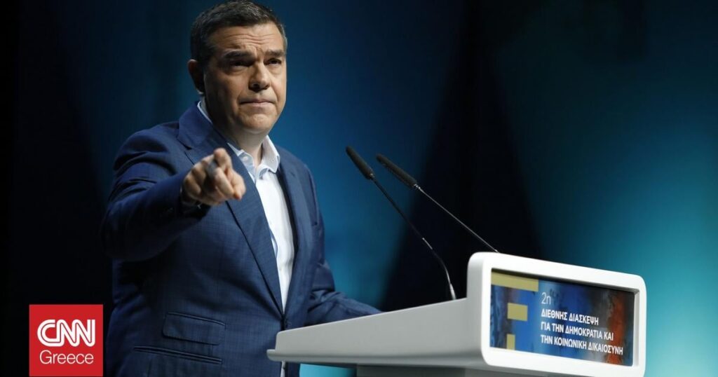 "Mitsotakis' goal is electoral clientele and voting" - Tsipras criticism of the announcements by TIF