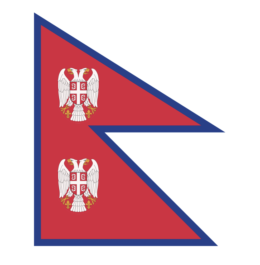 Happy Serbian unity day, freedom and national flags