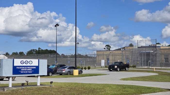 Folkston ICE Processing Center in Georgia, where hundreds of workers of the Hyundai Motor-LG Energy battery joint venture plant in Ellabell