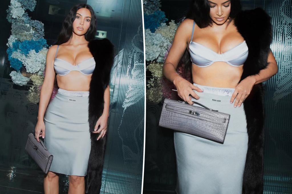 Kim Kardashian rocks silk bra and skirt in Italy getaway photos Kim Kardashian rocks silk bra and skirt in Italy getaway photos
