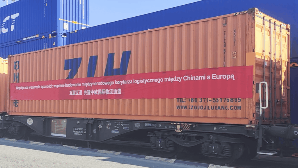 The Polish-China railway connection started. The train will pass through Belarus and Russia The Polish-China railway connection started. The train will pass through Belarus and Russia