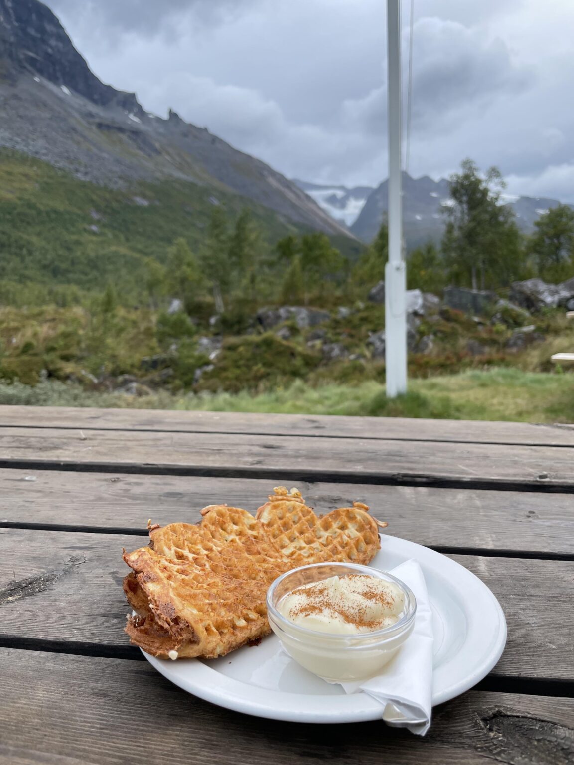 What is this delicious waffle topping?
