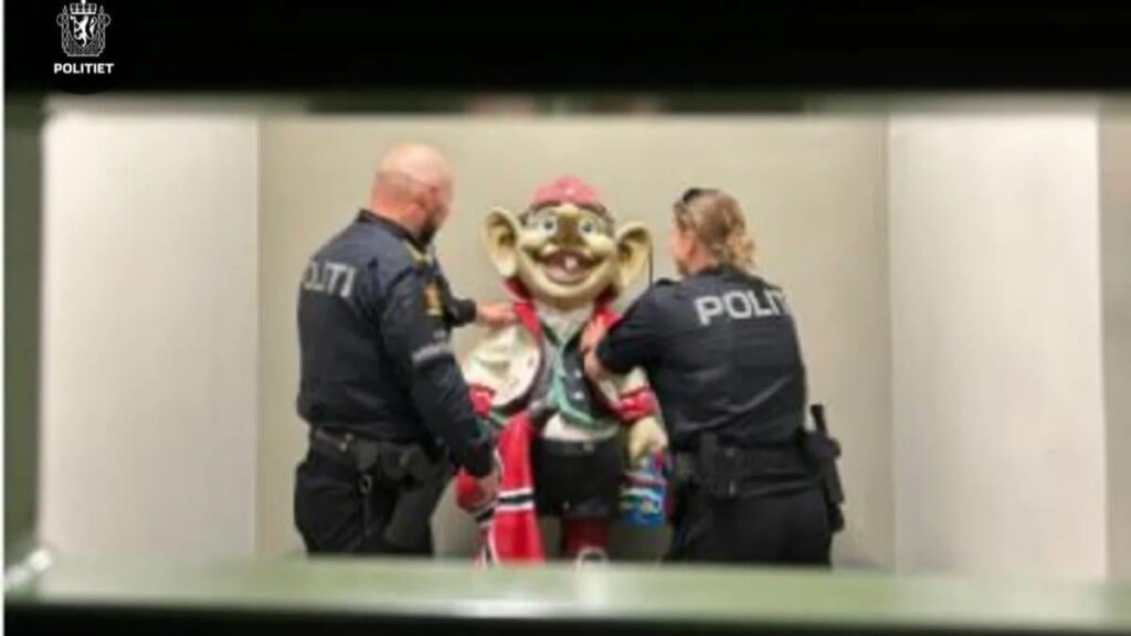 A troll have been arrested in Norway