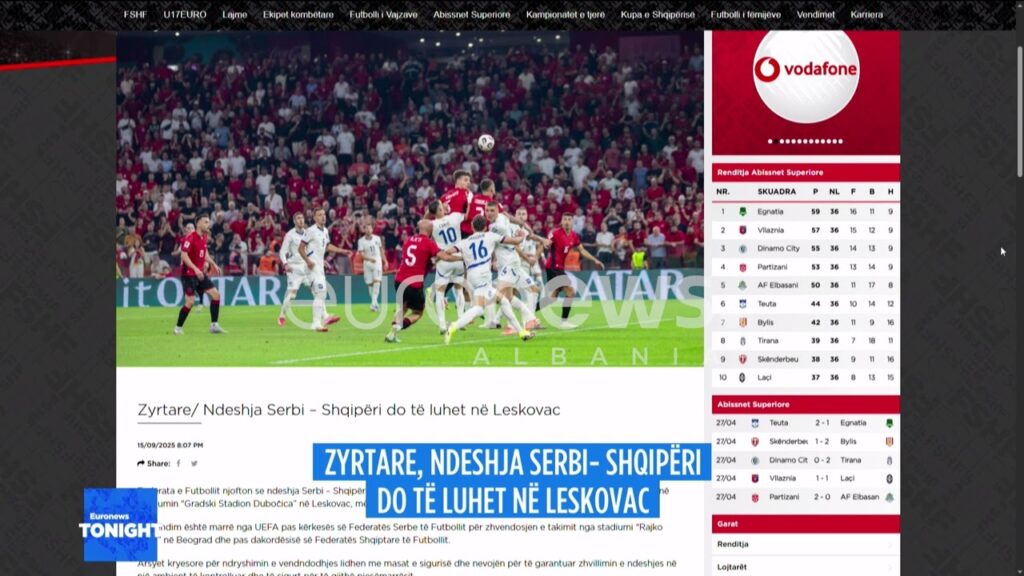 Official: Serbia–Albania Match Will Not Be Played in Belgrade, Moved to Leskovac Official: Serbia–Albania Match Will Not Be Played in Belgrade, Moved to Leskovac