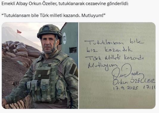 Retired Colonel Orkun Özeller