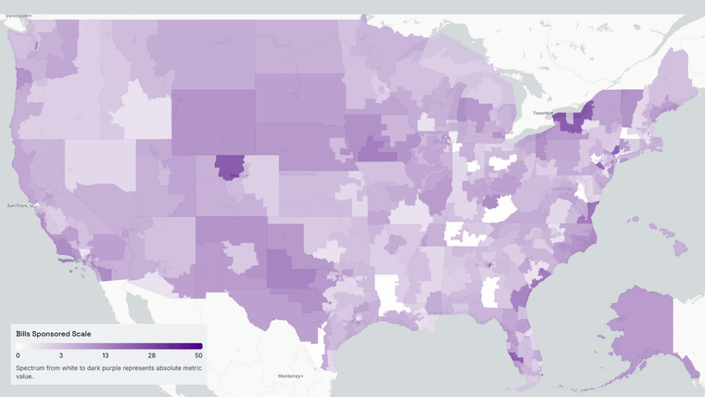 [OC] - How many bills/laws have your legislators sponsored this year so far? Part 2