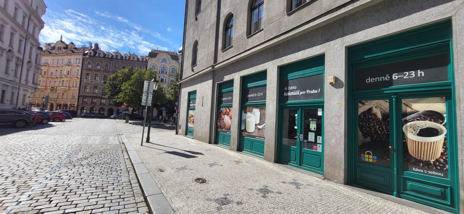 Żabka in Prague
