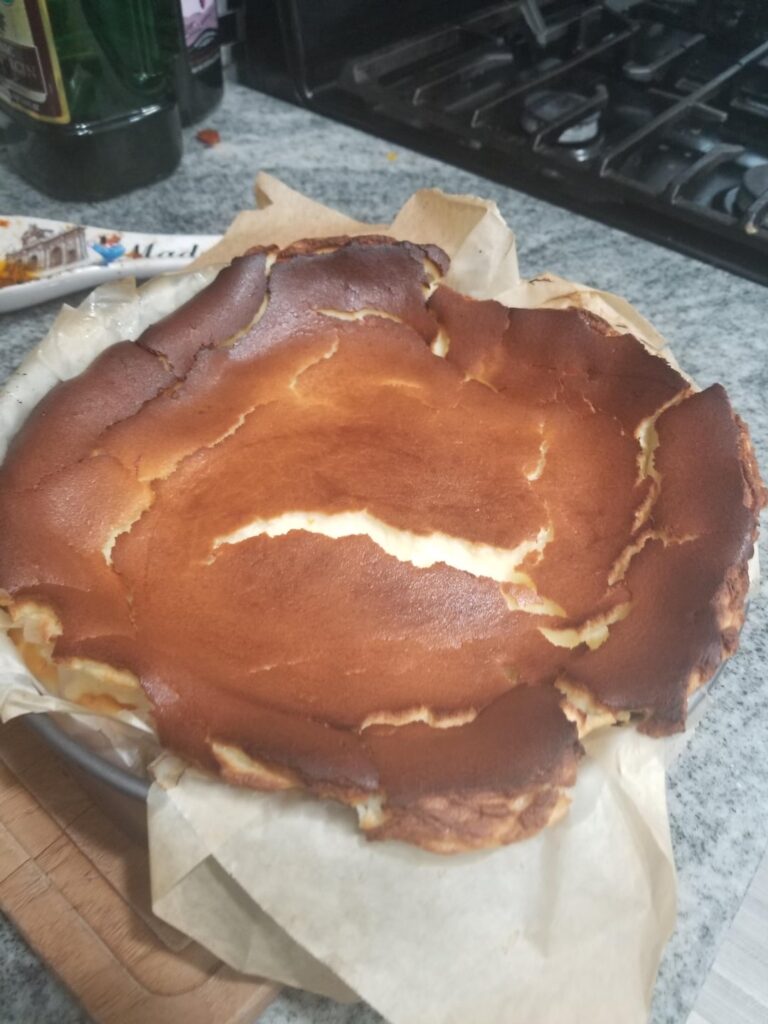 Trying to make the cheese cake from the vineyard