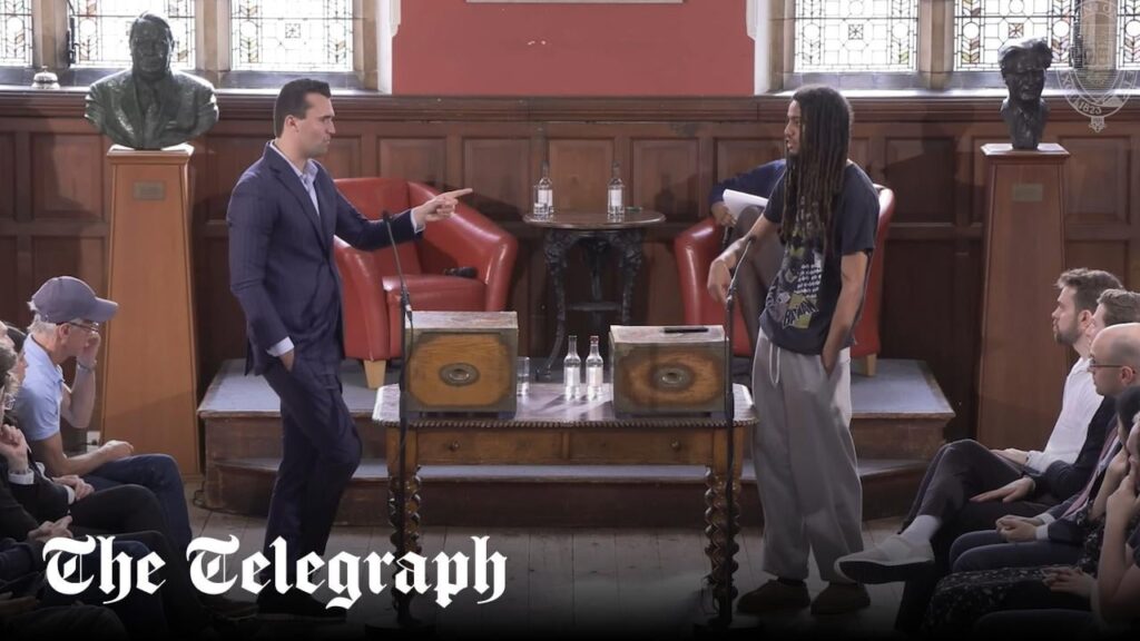 Oxford Union president who debated Charlie Kirk appears to celebrate his killing