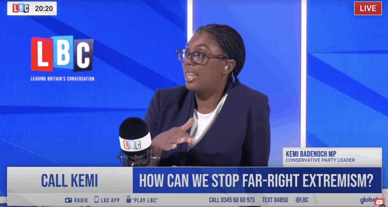 Kemi Badenoch refuses to condemn Elon Musk’s calls for violence at Tommy Robinson rally
