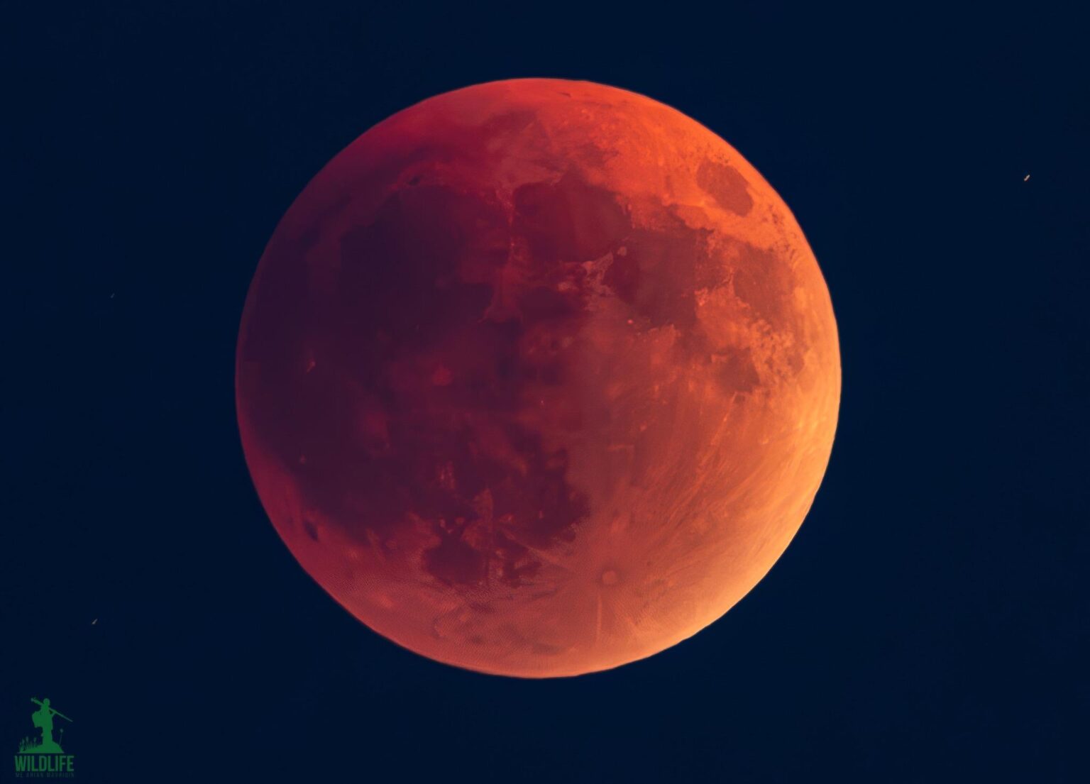 Moon eclipse over Kosovo