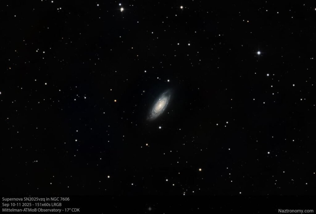 Caught a Supernova 100 Million Light Years Away