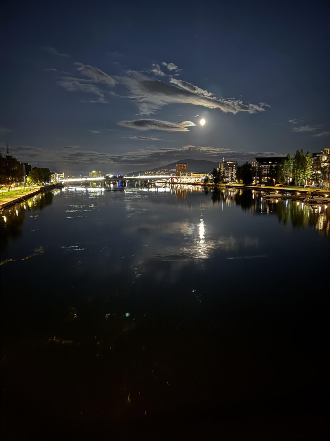 Drammen evening from Ypsilon