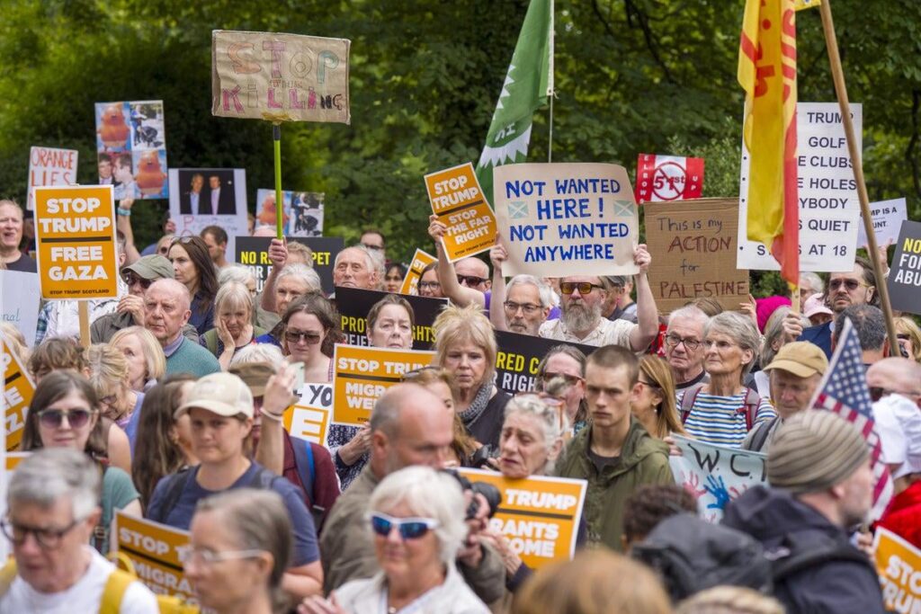 Thousands to protest against Donald Trump’s state visit