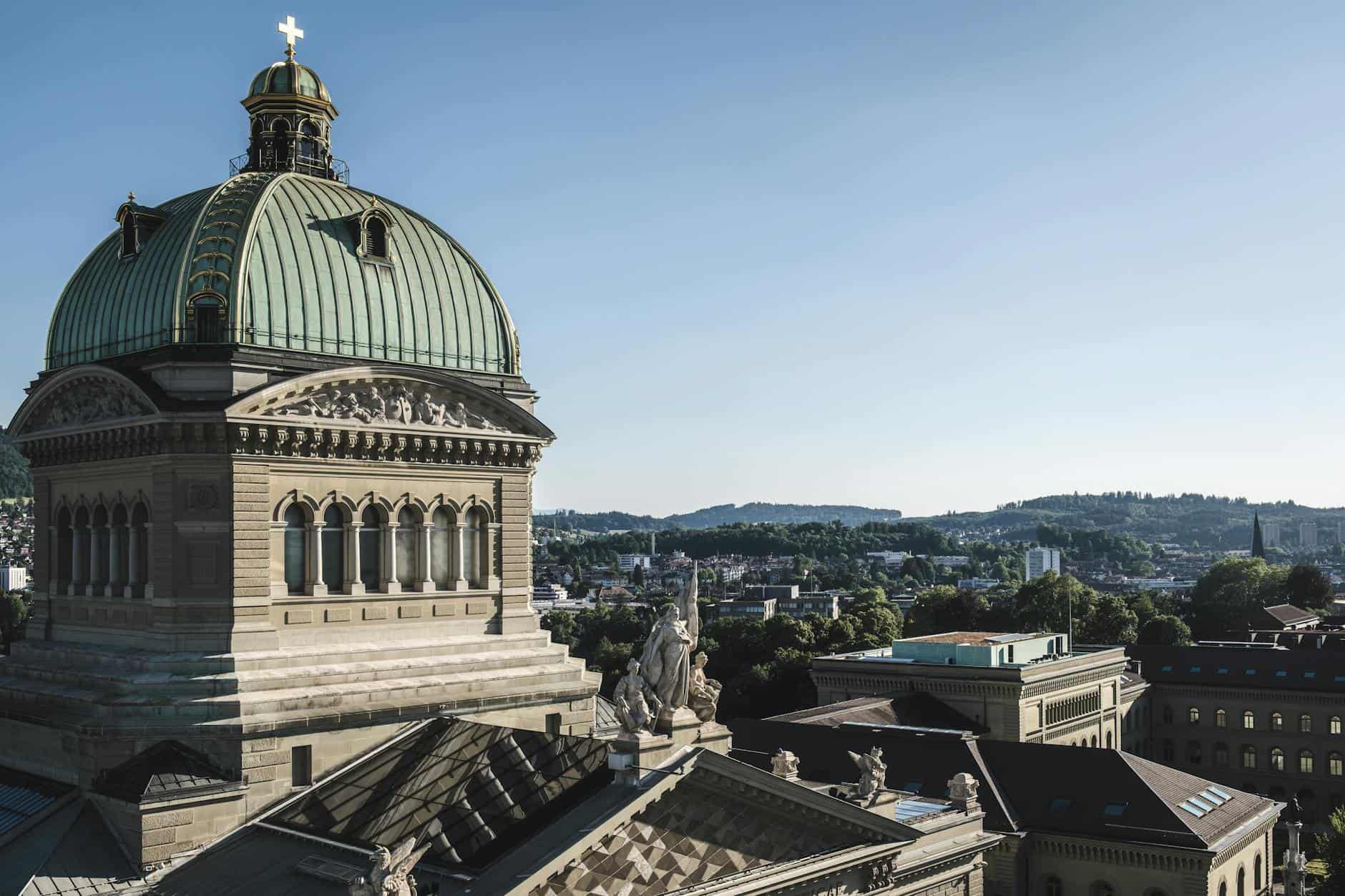bern s swiss parliament building in summer