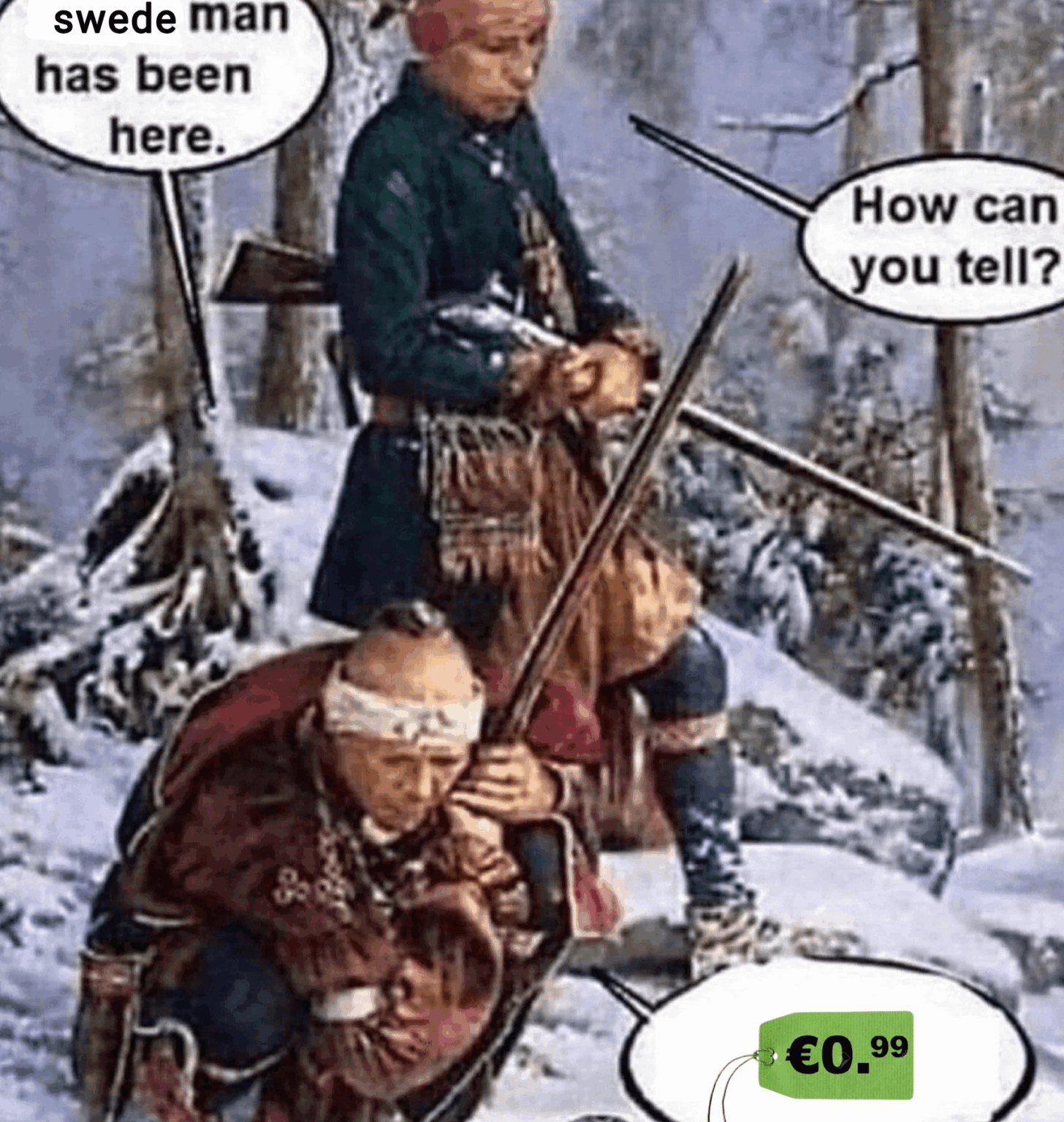 Not norwegian but did a "national humor cultural exchange" with my norwegian friend and cooked up this: