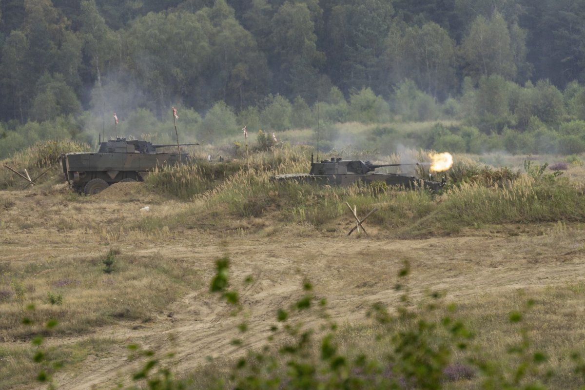 Poland tanks training exercise