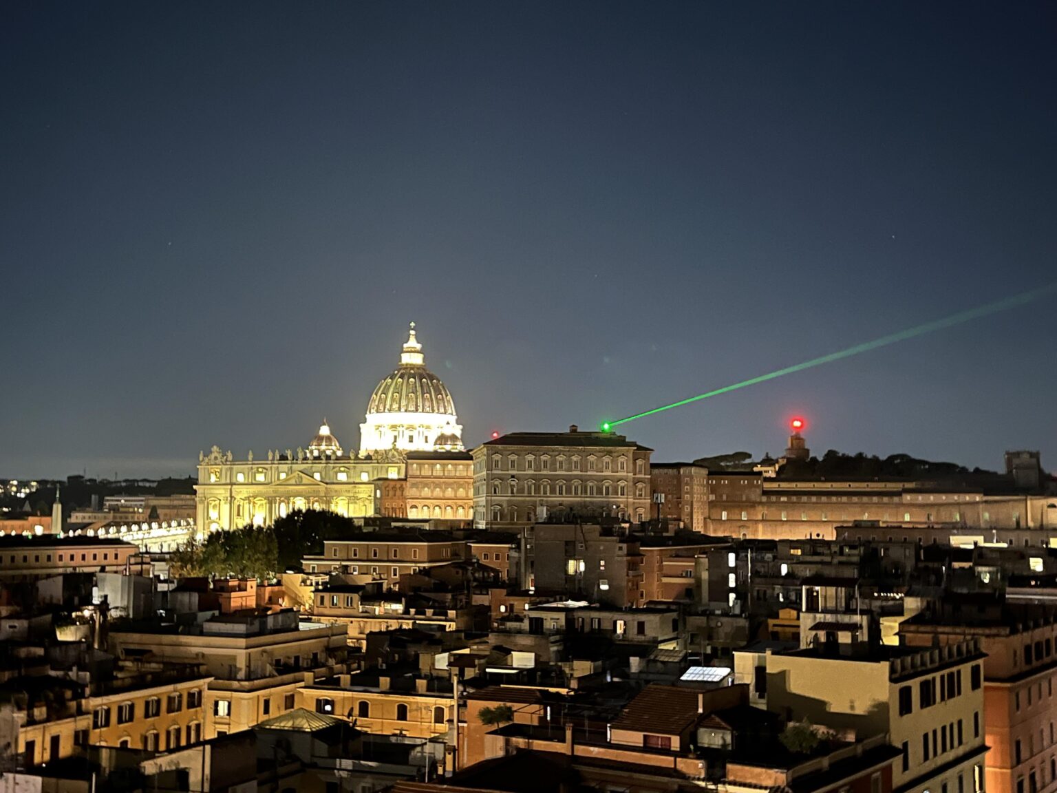 What is this green laser