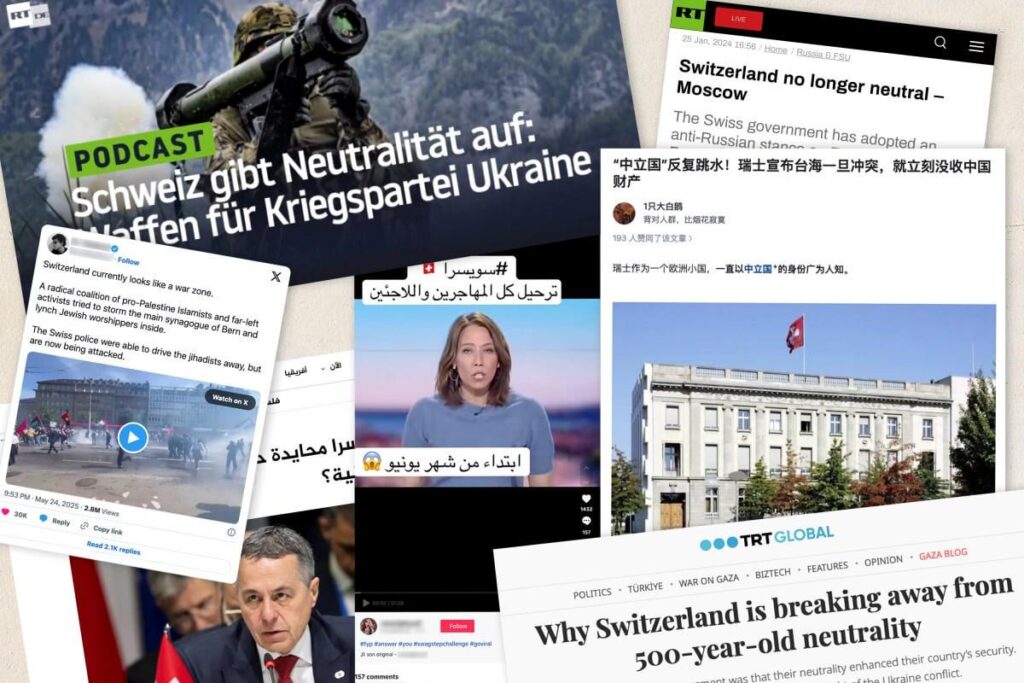Fake news spread abroad about Switzerland is a liability