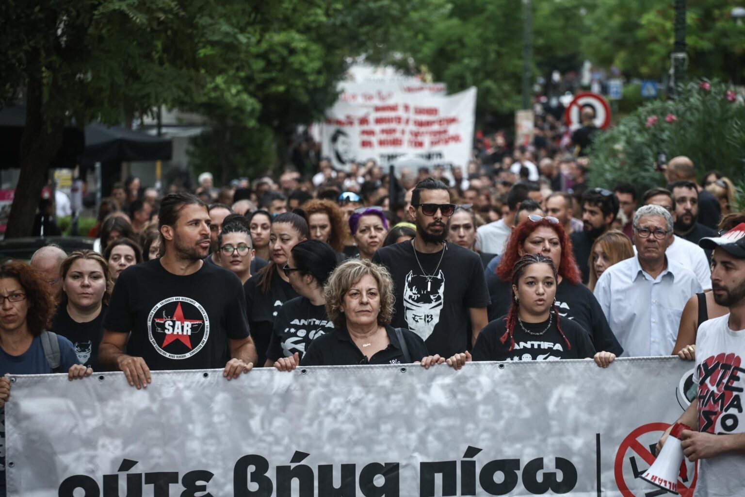 Magda Fyssa for the release of Nikos Michaloliakos: "The fascists out, the solidarity inside"