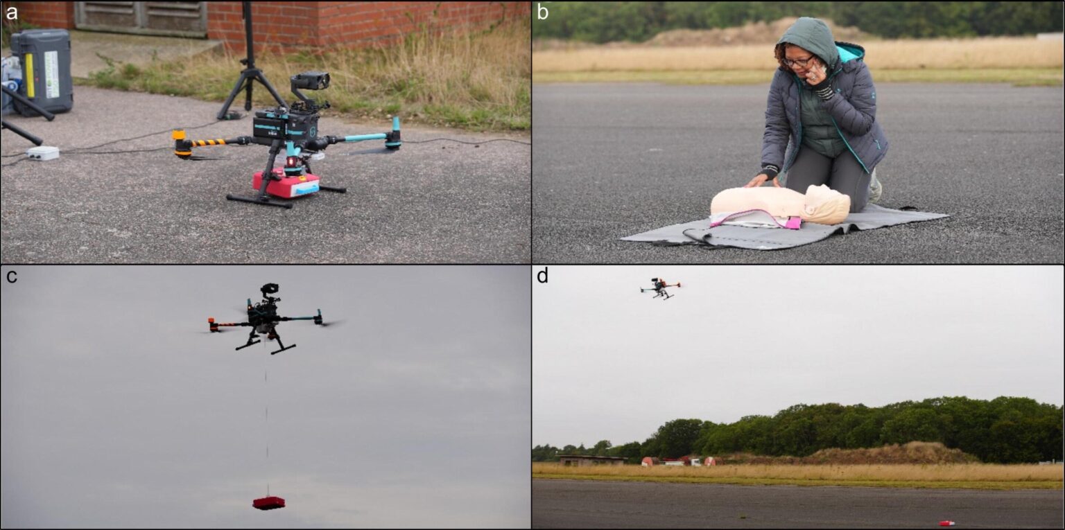 Out-of-hospital cardiac arrests have a 90% mortality rate. In Wales, the ambulance service is trialling drone delivery of defibrillators.