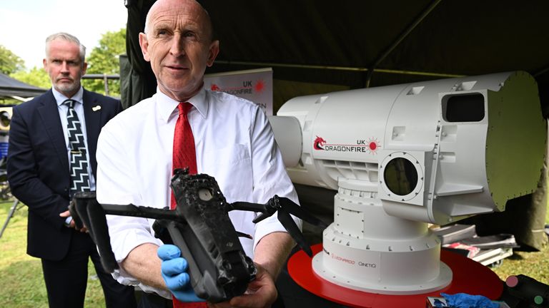 John Healey kept his job in Keir Starmer's recent reshuffle. Pic: PA