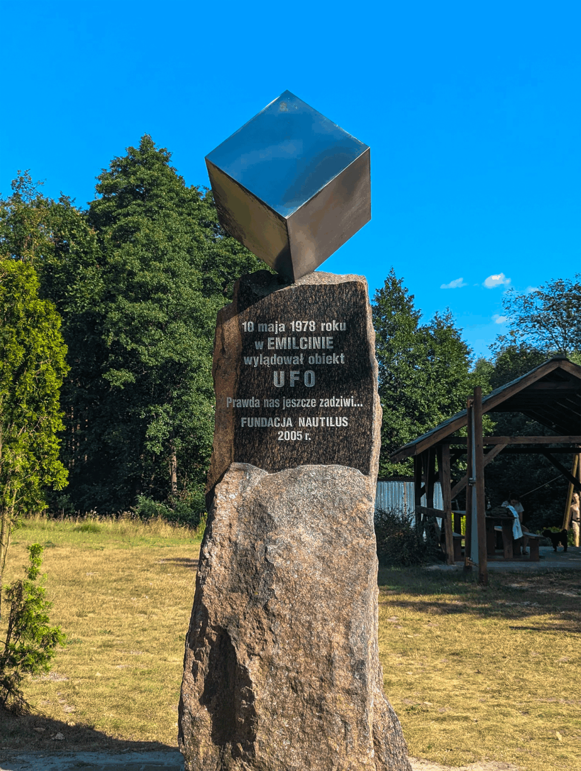 UFO monument in Emilcin, Lublin.