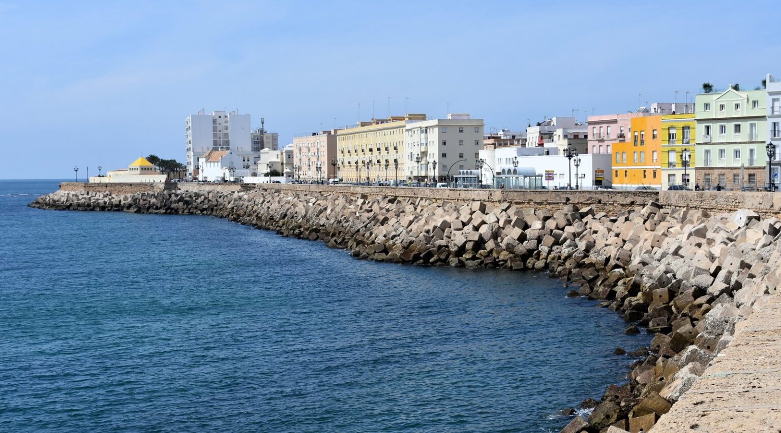The coastline of Cádiz, Spain