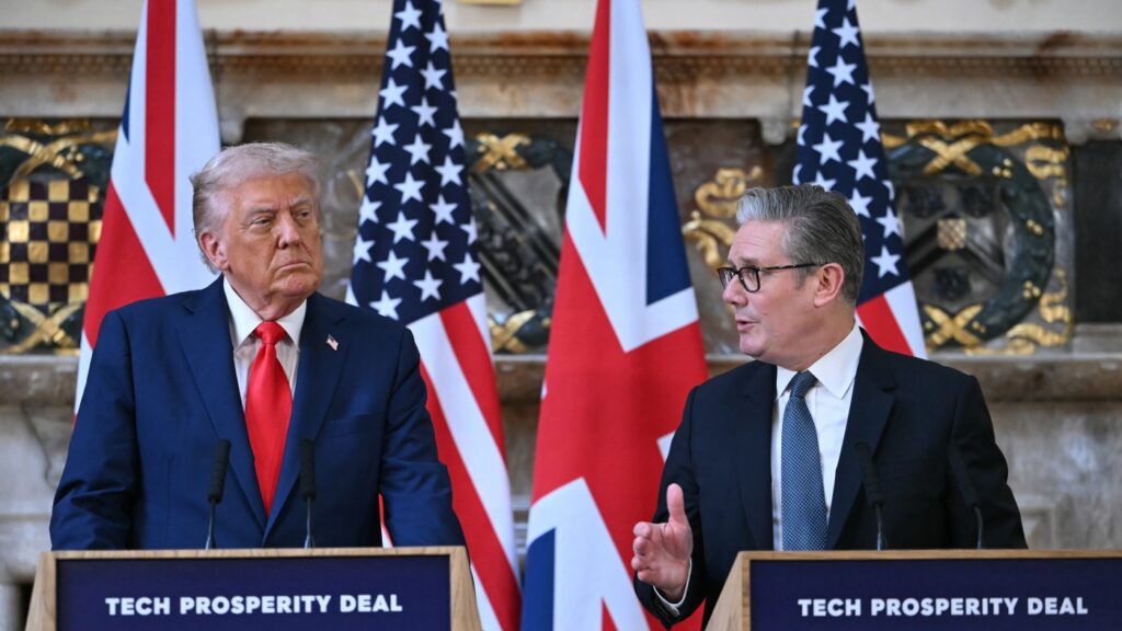 Starmer says he and Trump talked about support for Ukraine, pressure on Russia : NPR